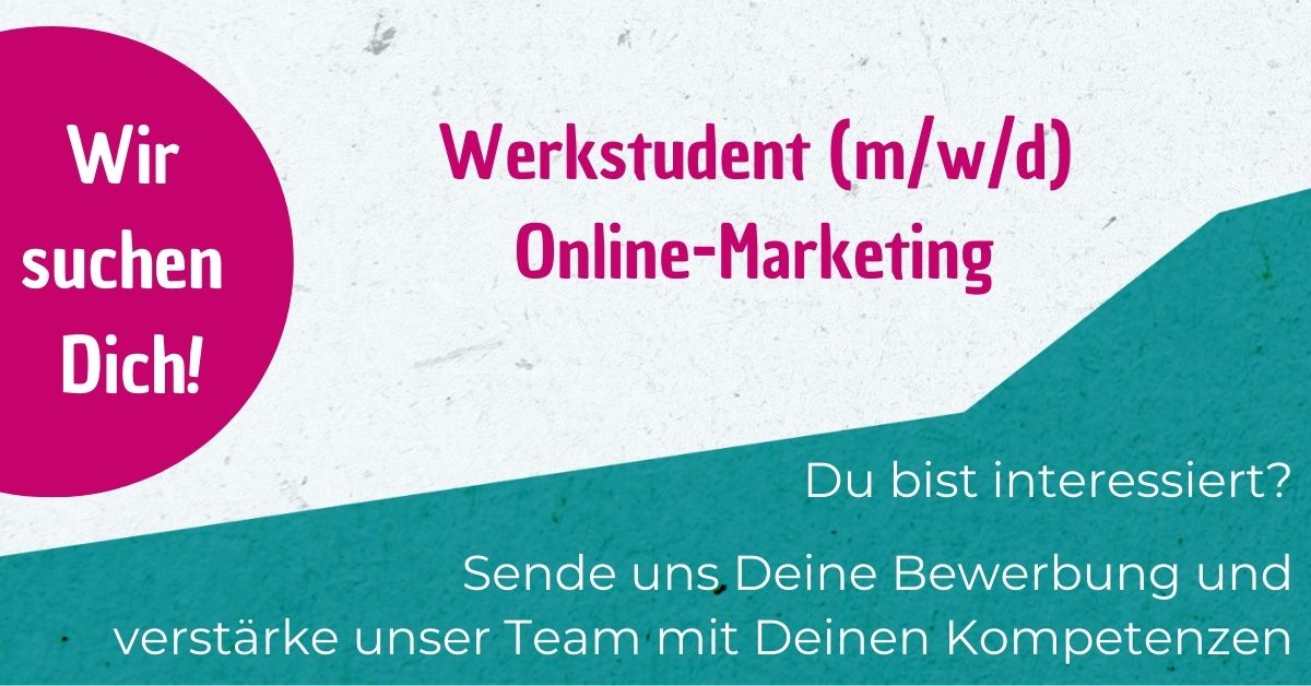 Werkstudent online - Marketing (m/w/d)